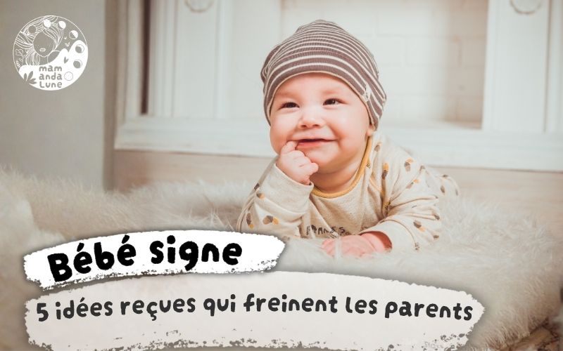 bébé prêt à apprendre à signer pour communiquer