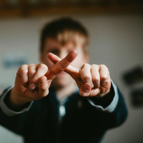 enfant qui signe en lsf